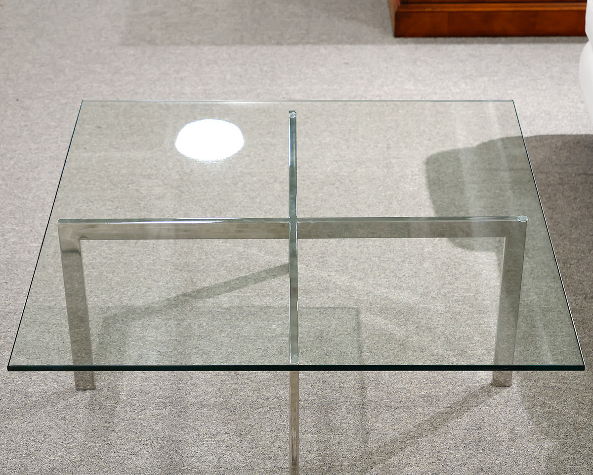 Square Glass Cocktail Table
