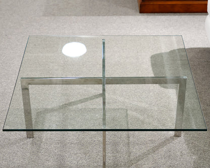 Square Glass Cocktail Table