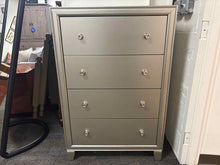 4-Drawer Silver Chest