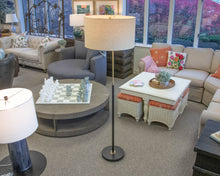 West Elm Black & Gold Accent Floor Lamp