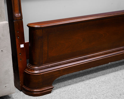 Traditional Queen Mahogany Bed Frame