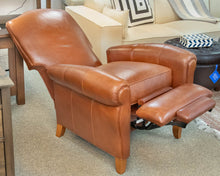 Ethan Allen 'Paloma' Chestnut Leather Recliner