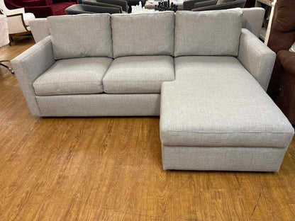 Crate & Barrel 'Barrett II' Reversible Chaise Queen Sleeper Sofa