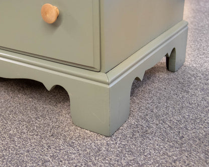 Four Drawer Chest On Chest Finished In Sage Green