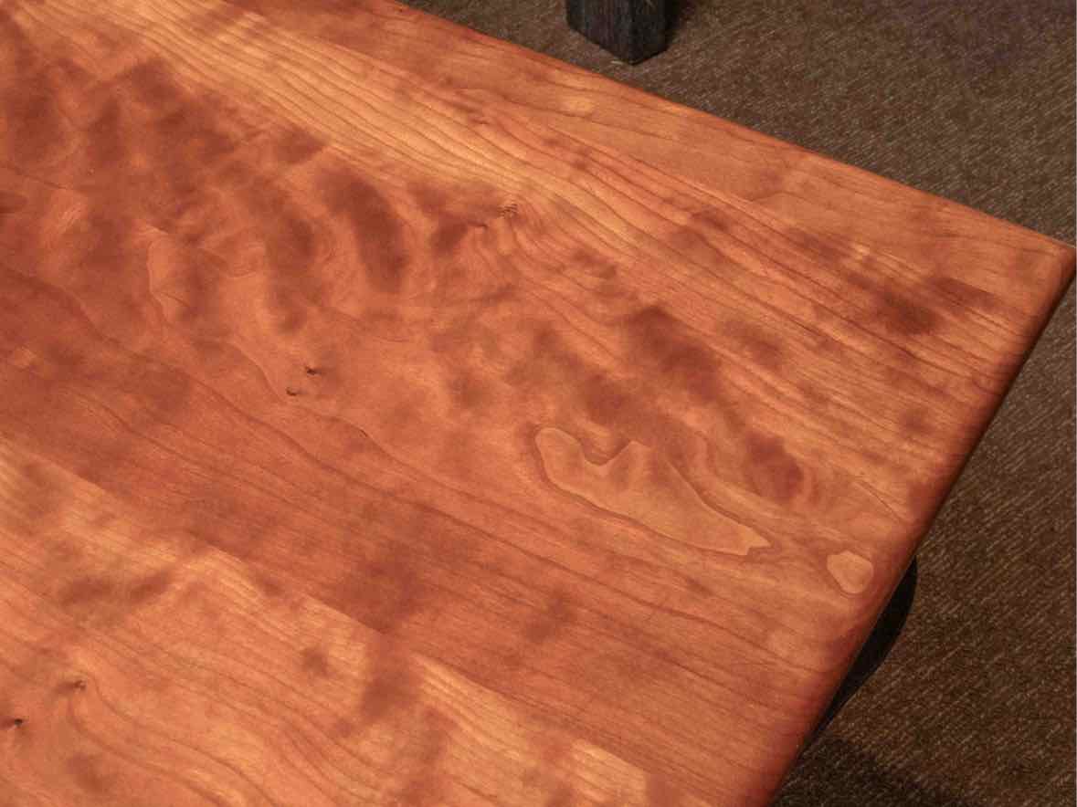 West Barnstable Maple Top Iron Base  Side Table