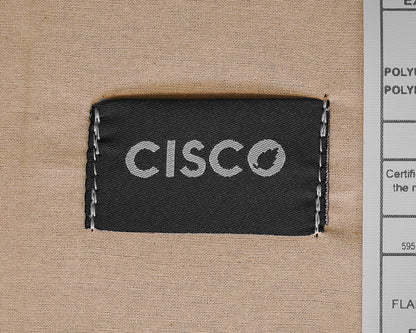 Oatmeal Tufted Upholstered Ottoman