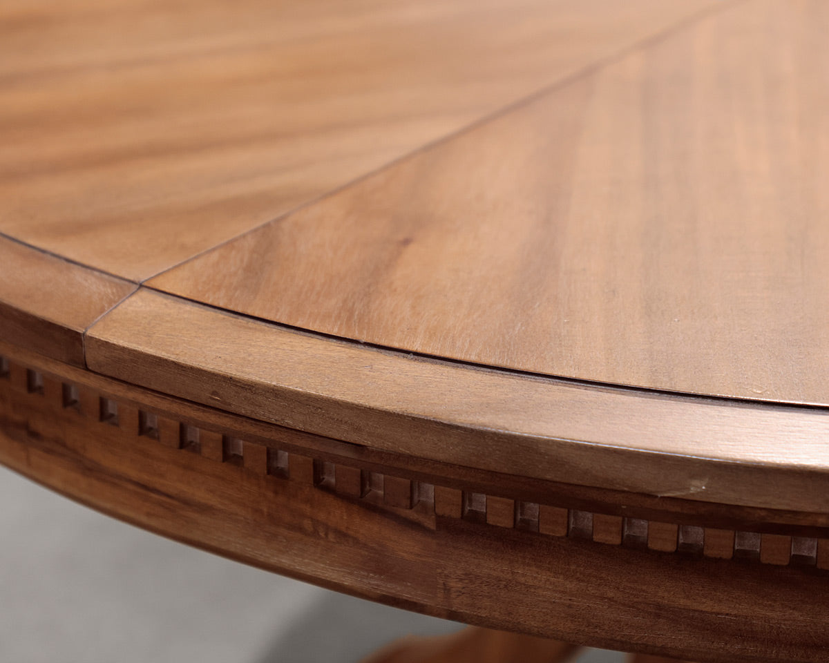 Restoration Hardware St. James Round Jupe Extension Dining Table