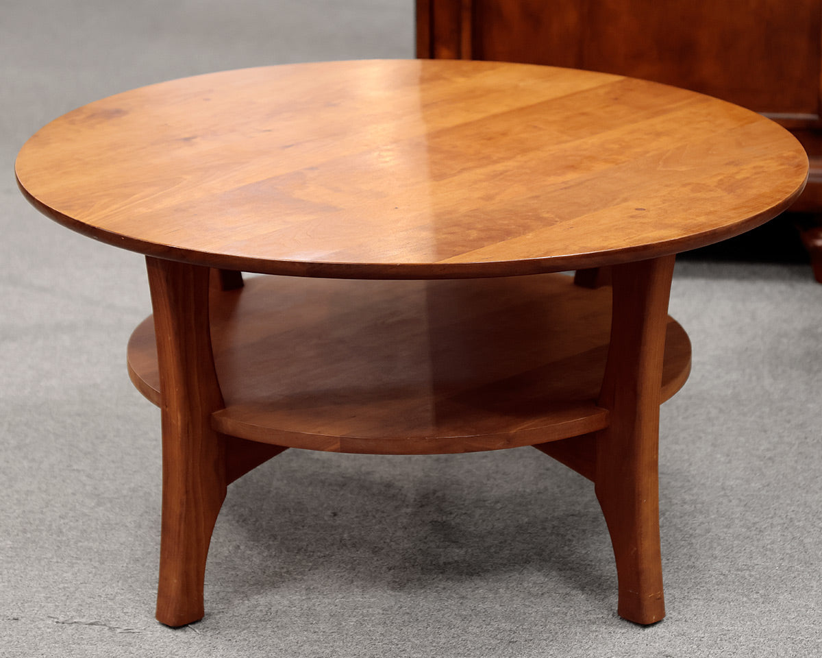 Cherry Pond Designs Round Cherry Coffee Table