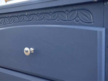 ' Buoy Blue'  Finish 2 Drawer Nightstand/Side Table