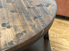 Two Tier Round Walnut Cocktail Table
