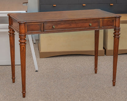 Ethan Allen Cherry Writing Desk with (1) Drawer and Fluted Legs