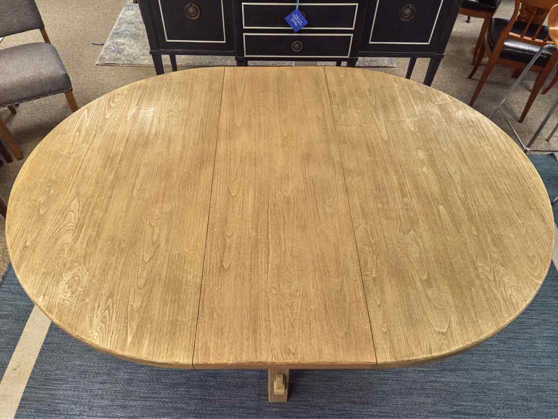 Pottery Barn Toscana 54" Round Dining Table with Leaf