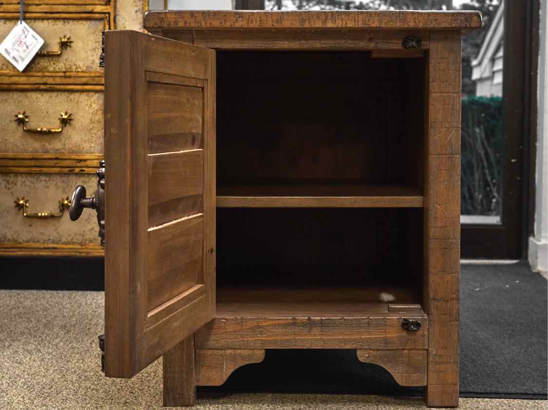 Pair of Rustic Driftwood Side Tables