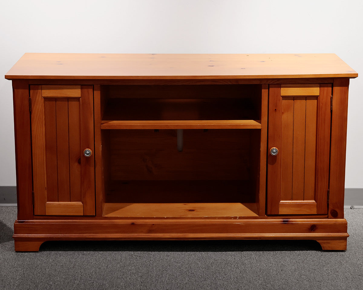 Pine Media Cabinet