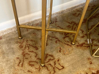 Gold Mirrored Drink Table