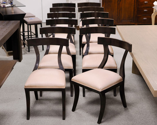 Set of 12 Kravet 'Klismos' Dining Chairs