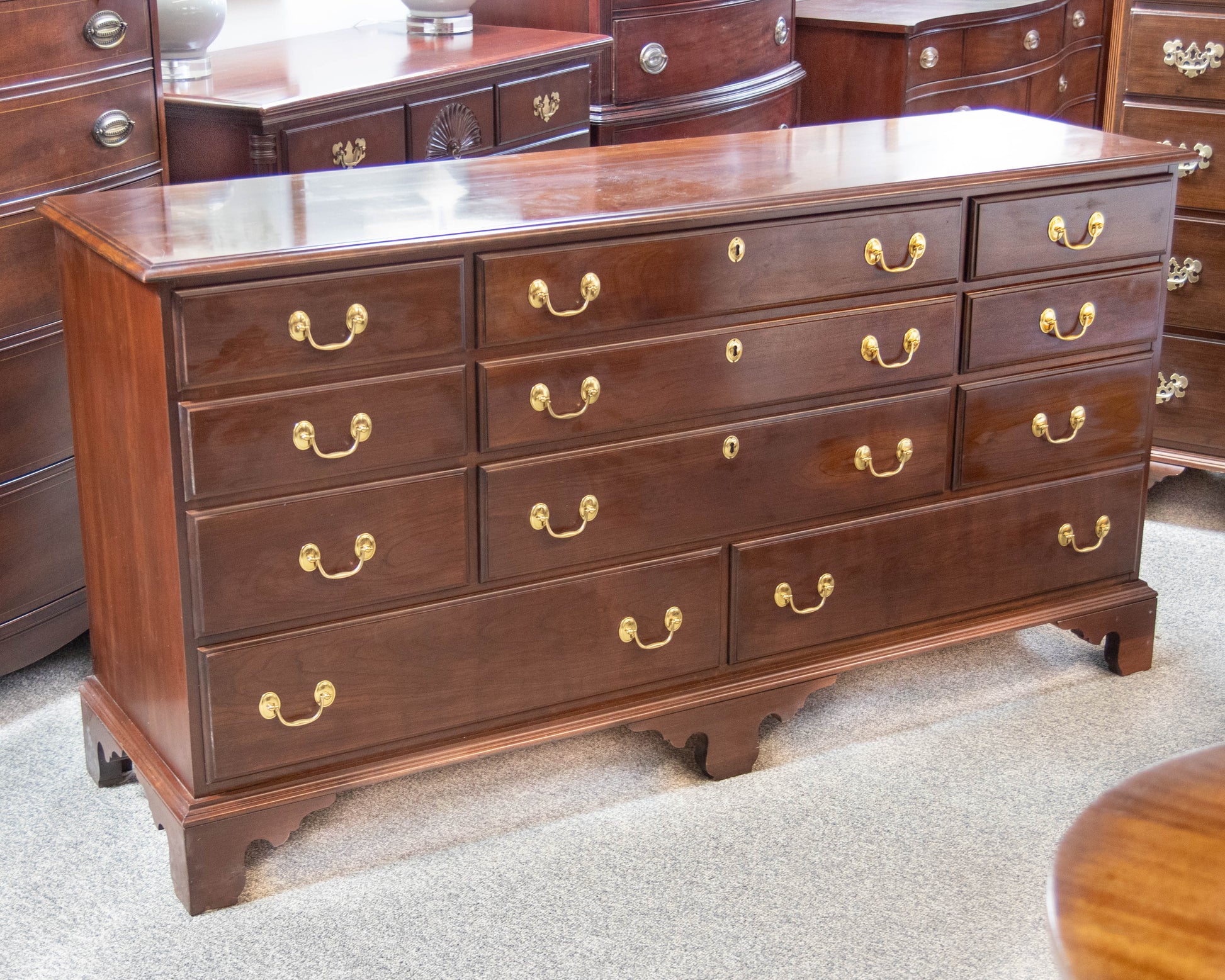 Harden Cherry Blockfront Dresser – Furniture Consignment Gallery
