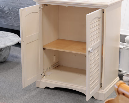 White Storage Console