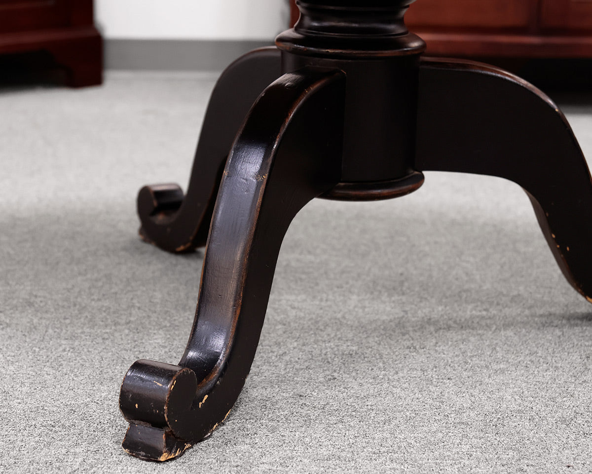 Round Wooden Pedestal Dining Table