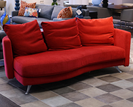 Rolf Benz Contemporary  Red  Sofa