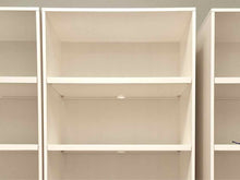 Pottery Barn Ivory Tall Bookcase with Adjustable Shelves