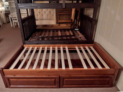 Pottery Barn Cherry Platform 2 Drawer Storage  Twin Bed