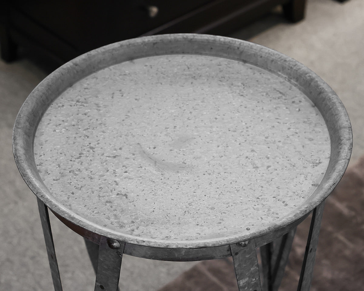 Galvanized Side Tables