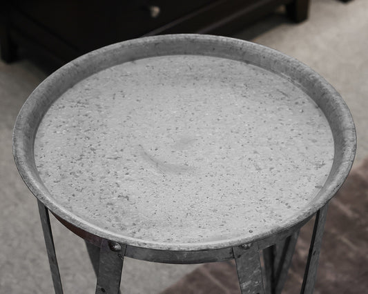 Galvanized Side Tables