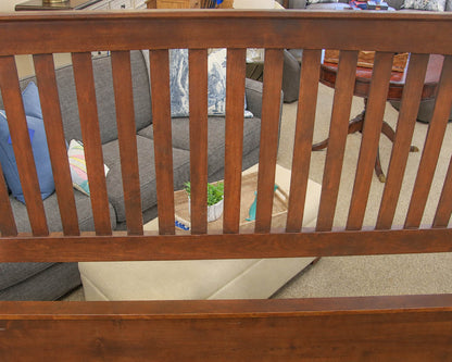 Mission Style Cherry King Bed