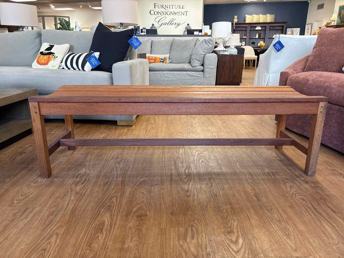 Seasons Four Curved Wooden Bench