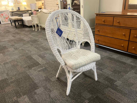White Wicker Chair