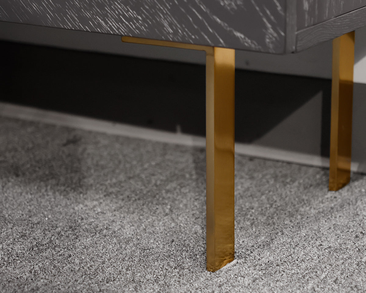 CB2 Jax Cerused Entry Way Cabinet