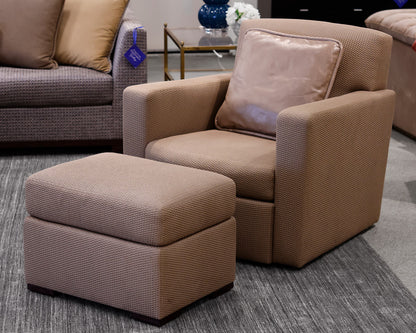 Holly Hunt Chair and Ottoman