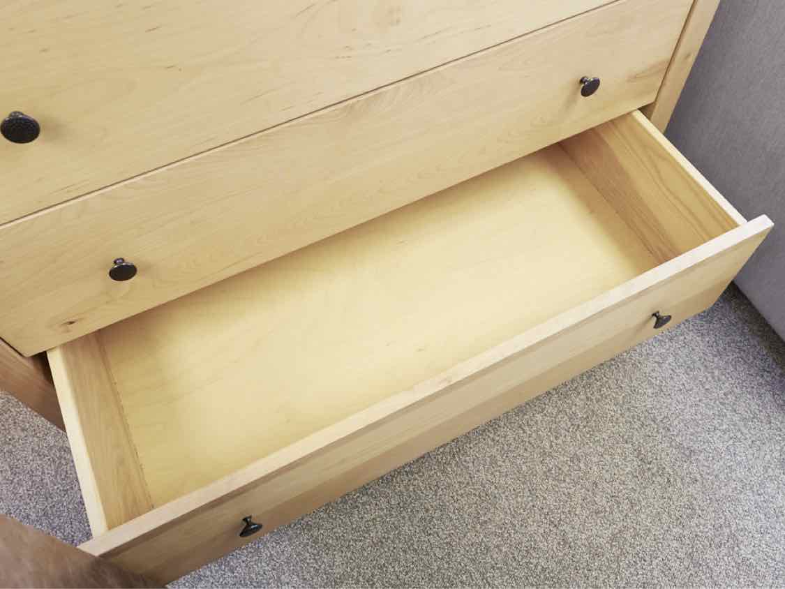 Pompanoosuc Mills Two Piece Six Drawer Cherry Chest and Mirror