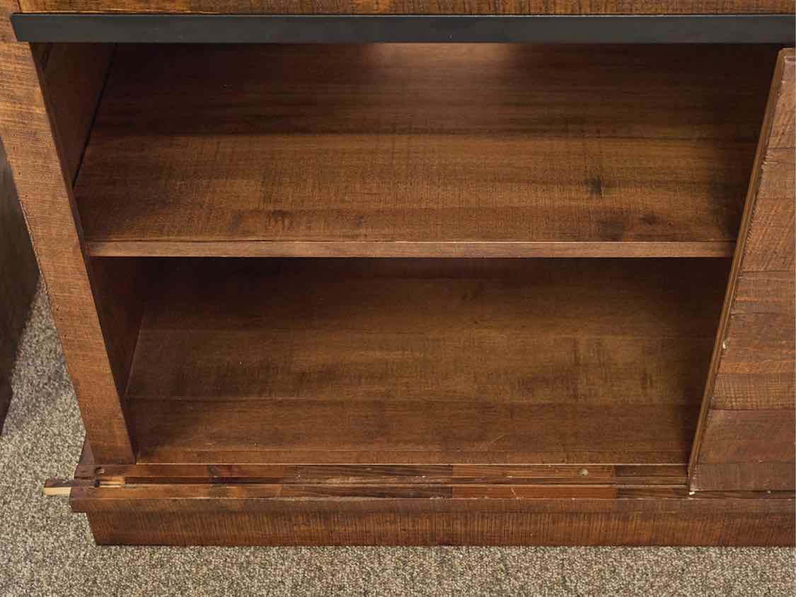 Rustic Barn Door Media Cabinet
