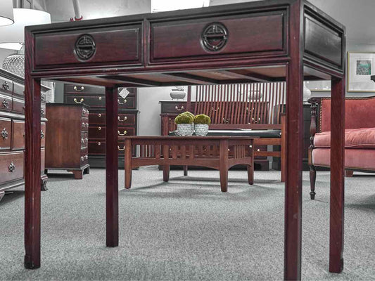 Asian Style Console Table in Cherry