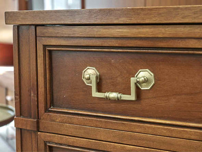 Hollywood Regency Mahogany Accent Chest