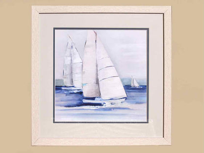 'Close Sail' Framed Print 1/2