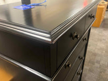 Pottery Barn Black 6 Drawer Chest