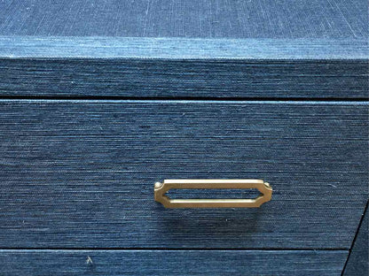 Mitchell Gold + Bob Williams Navy Wrapped Raffia Chest