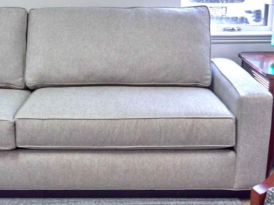 "Alton" DreamSofa Chenille Sectional Left Arm Facing Chaise