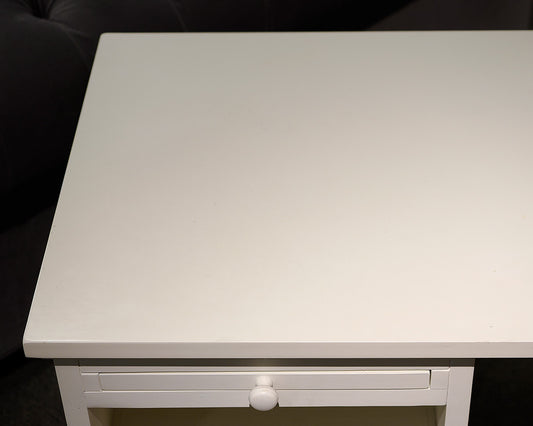 Pottery Barn White Beadboard Modular Desk and Chair