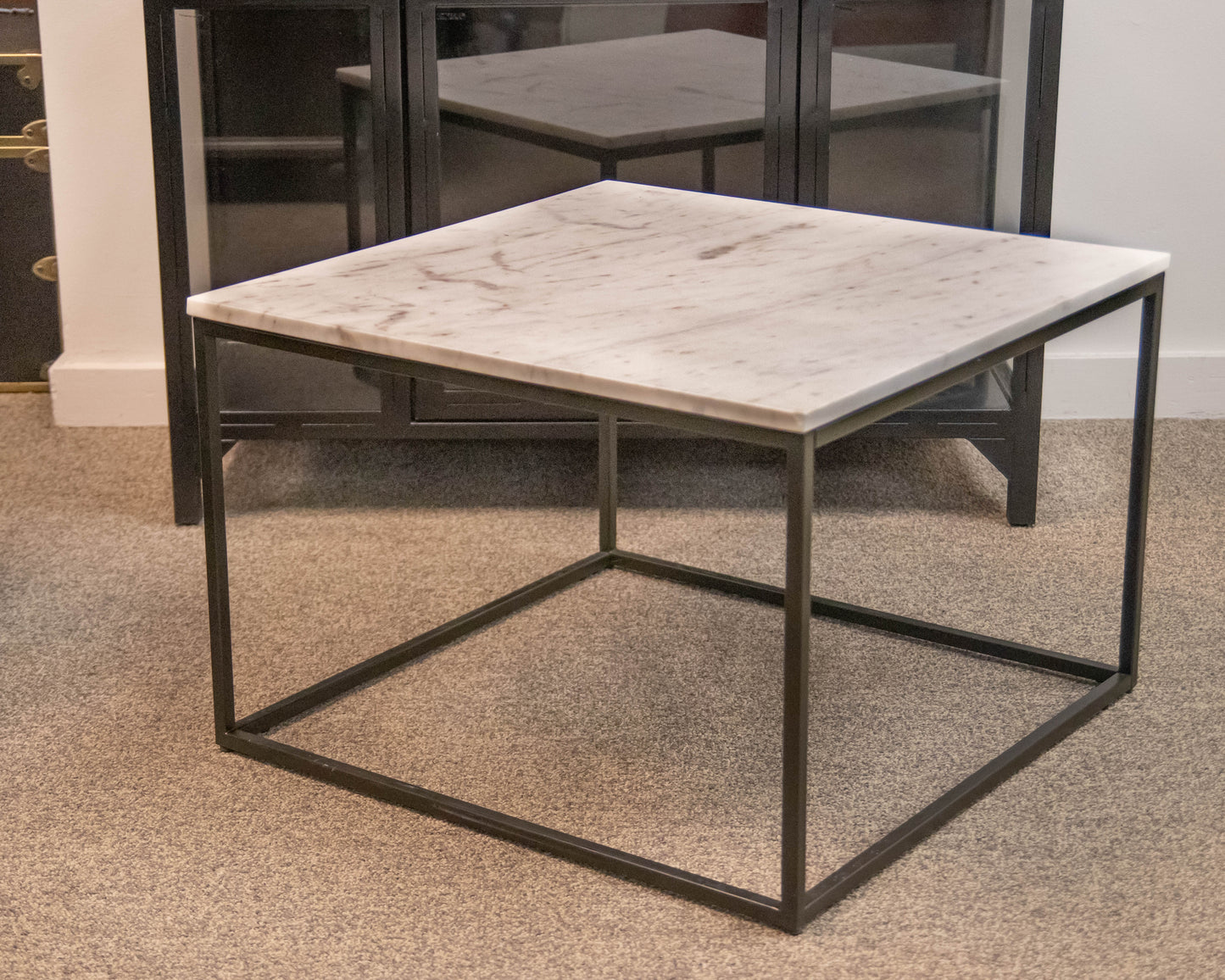 Pair of Pottery Barn 'Delaney' Square Side Tables