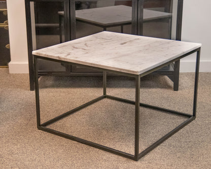 Pair of Pottery Barn 'Delaney' Square Side Tables