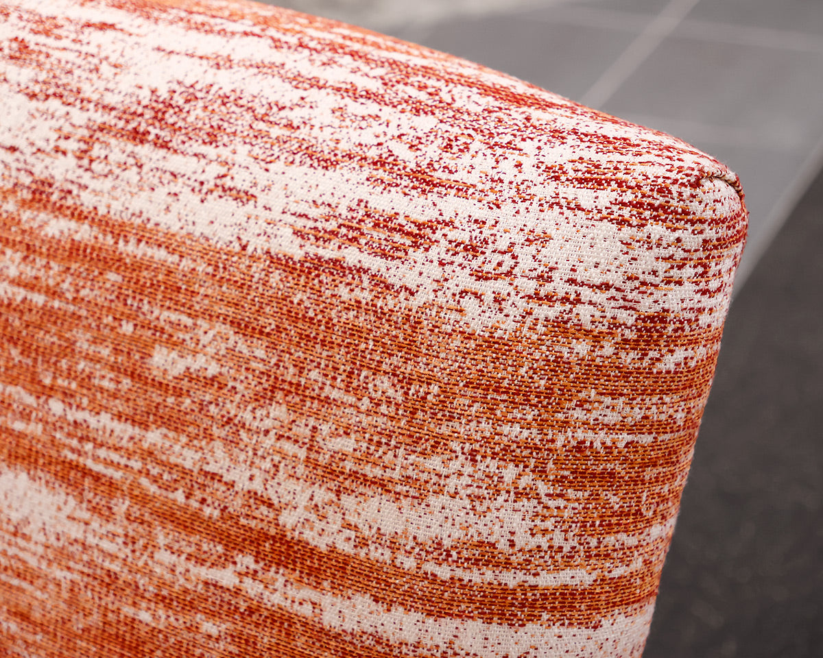 Custom Arhaus Swivel Chair and Ottoman