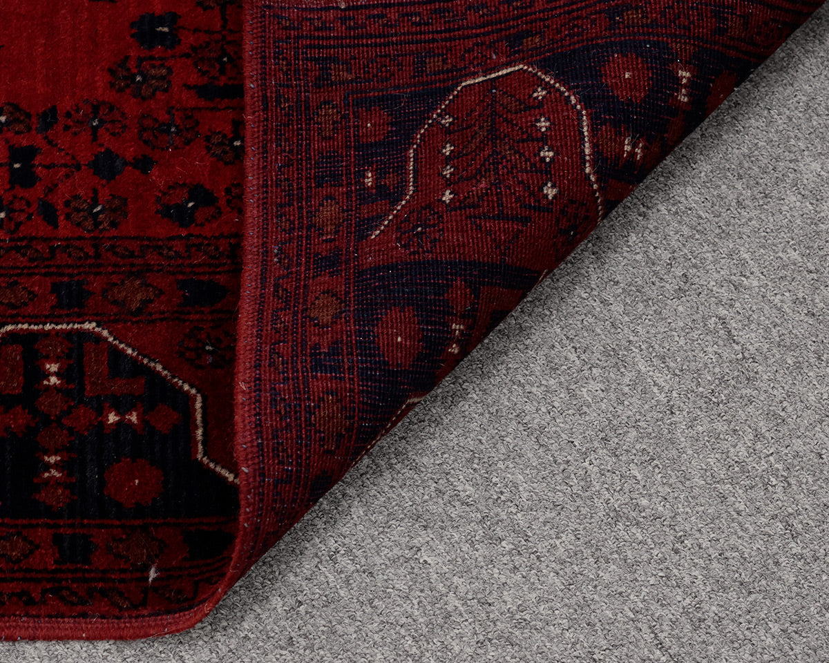 Deep Red Area Rug