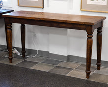 Rustic Brown Console Table
