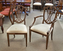 Set of (8) Henredon Mahogany Sheild Back Dining Chairs