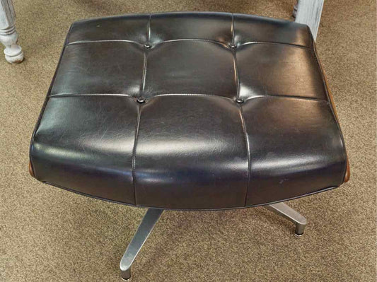 Heywood Wakefield MCM Swivel Rocker Chair & Ottoman