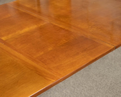 Stanley Cambridge Collection Cherry Dining Table  W/ Two Leaves
